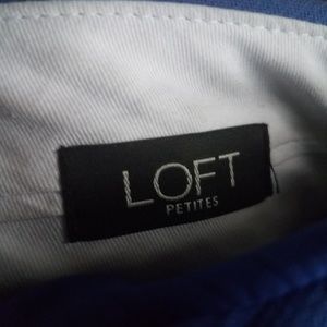 Loft Royal Blue Fitted Pant